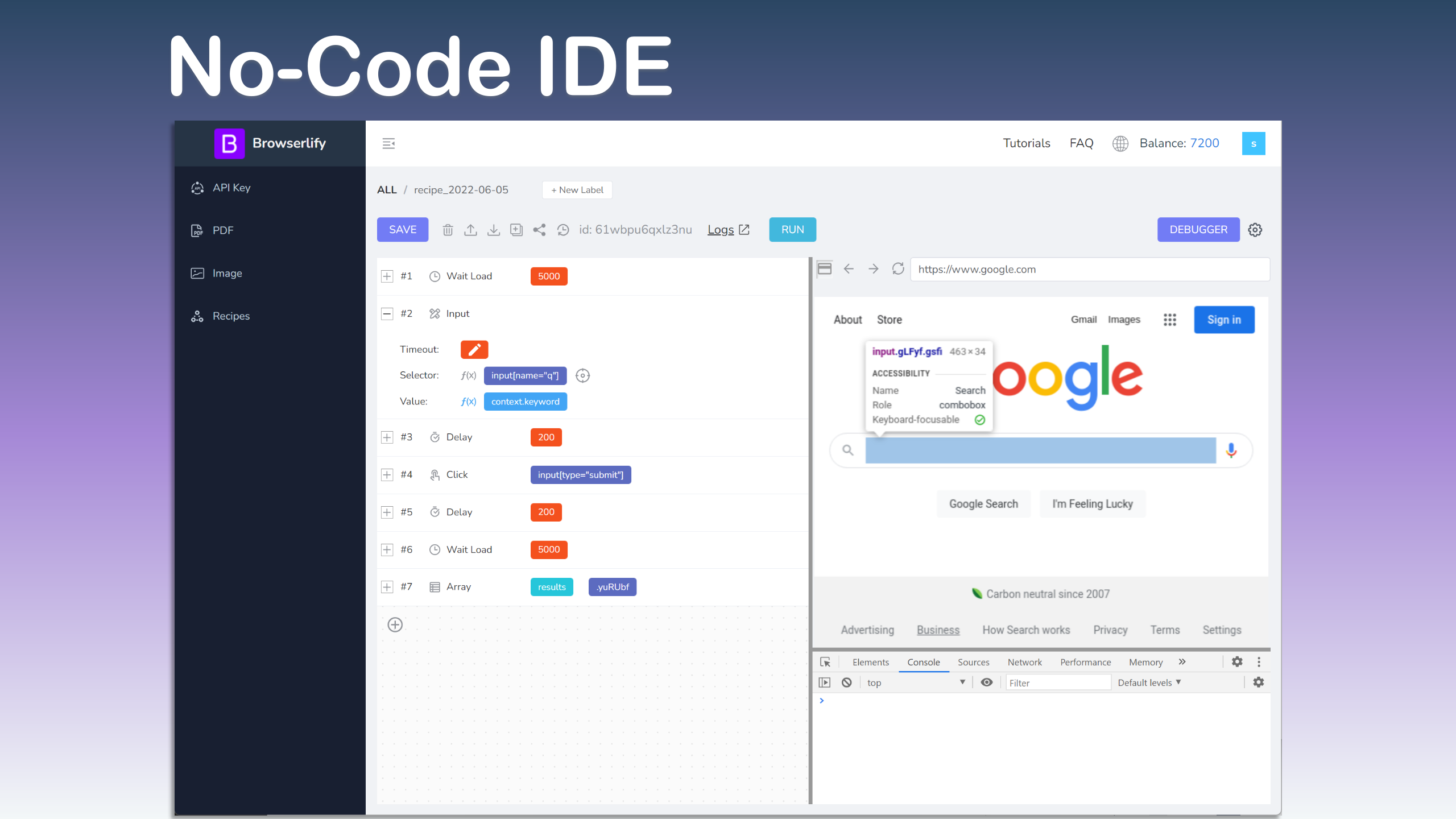 Desgrozing web sin código |Navegador - Raspado web sin código con cromo sin cabeza media 2