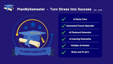 PlanMySemester - Powered by AI gallery image