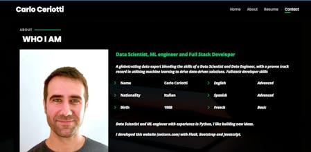 Unicorn Web CV gallery image
