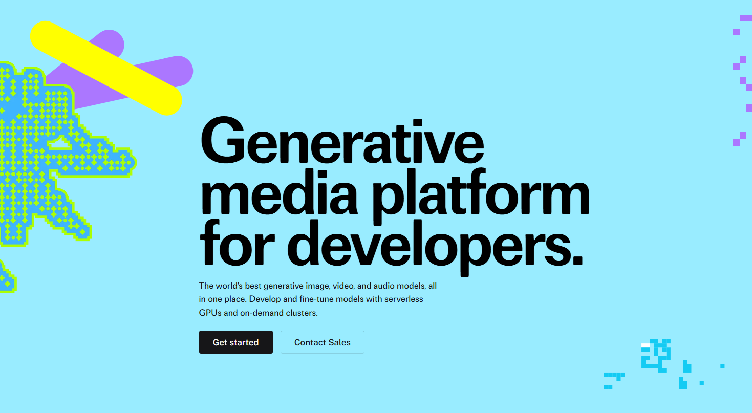 Fal.ai - Screenshot 2 showing product features and functionality