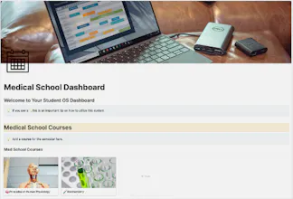 Notion Dashboard for Medical Students gallery image