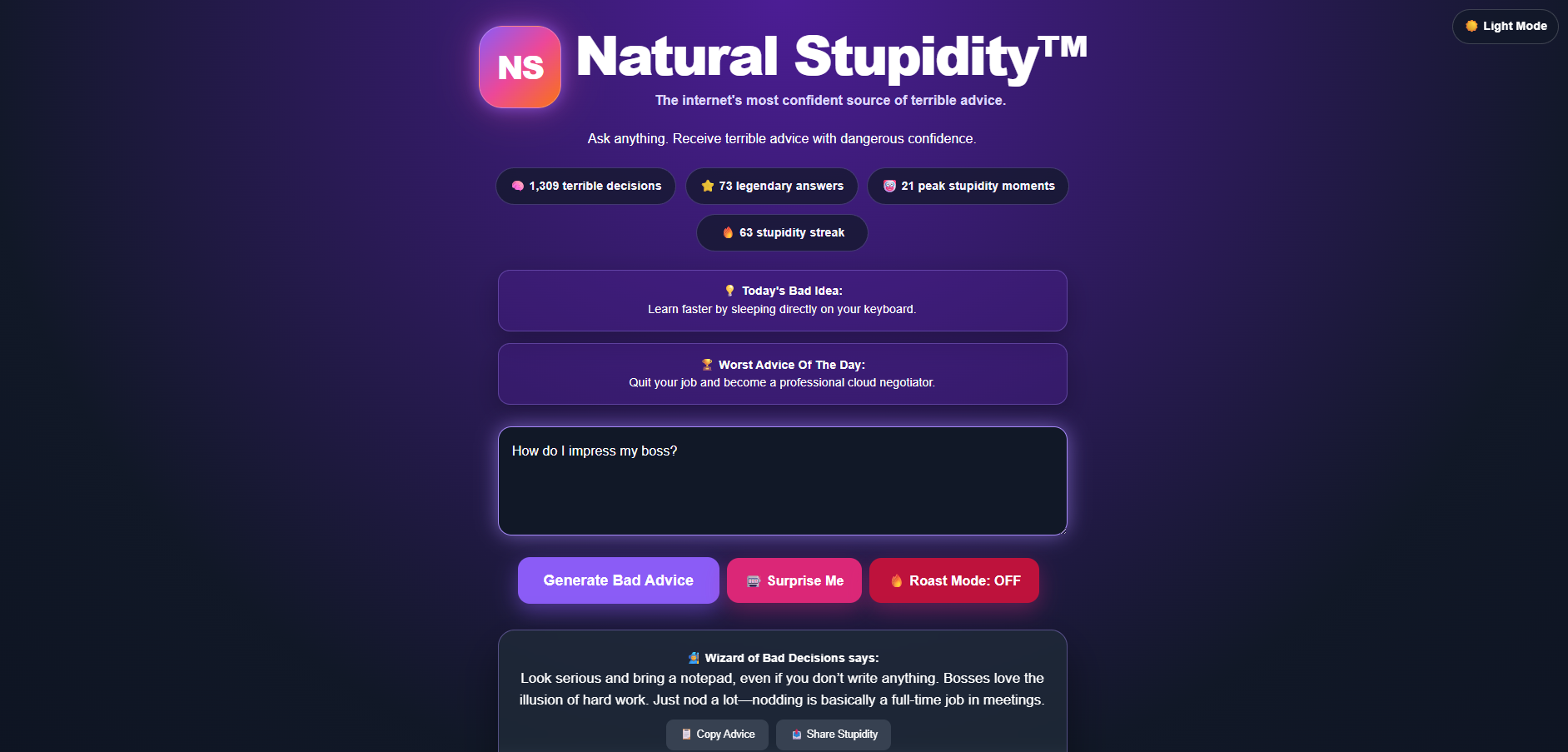 Natural Stupidity™ gallery image