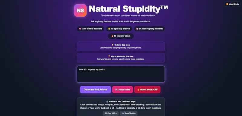 Natural Stupidity™ screenshot 3