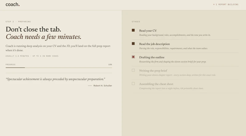 Coach | Interview Prep AI screenshot 2