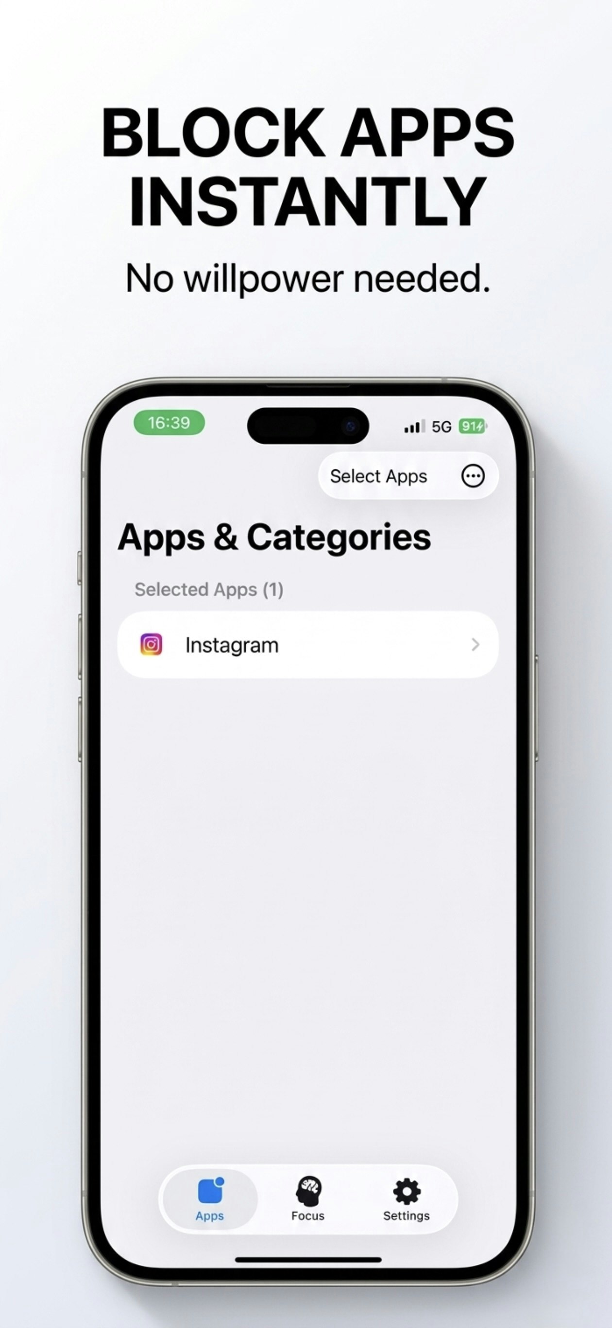 ScrollBye: No data collected App Blocker gallery image