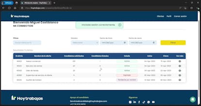 Client Experience - HoyTrabajas gallery image