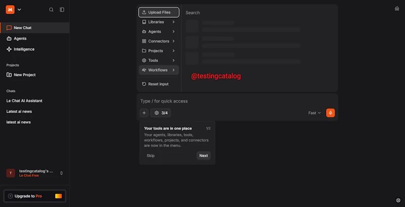 Mistral Workflows screenshot 3