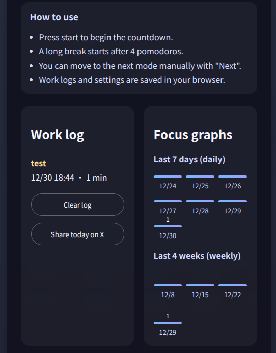 Simple Pomodoro Timer gallery image