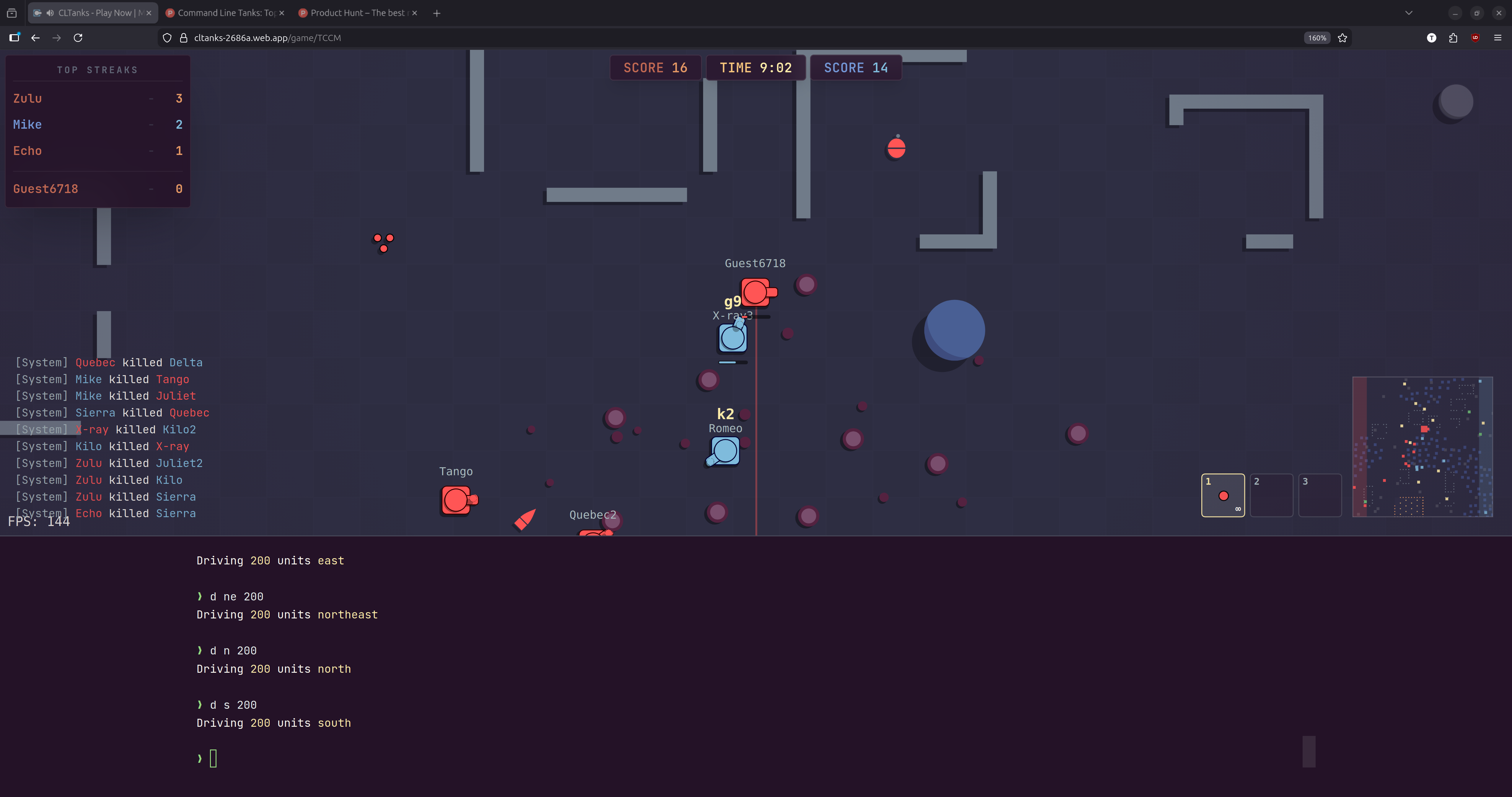 Command Line Tanks - Screenshot 4 showing product features and functionality