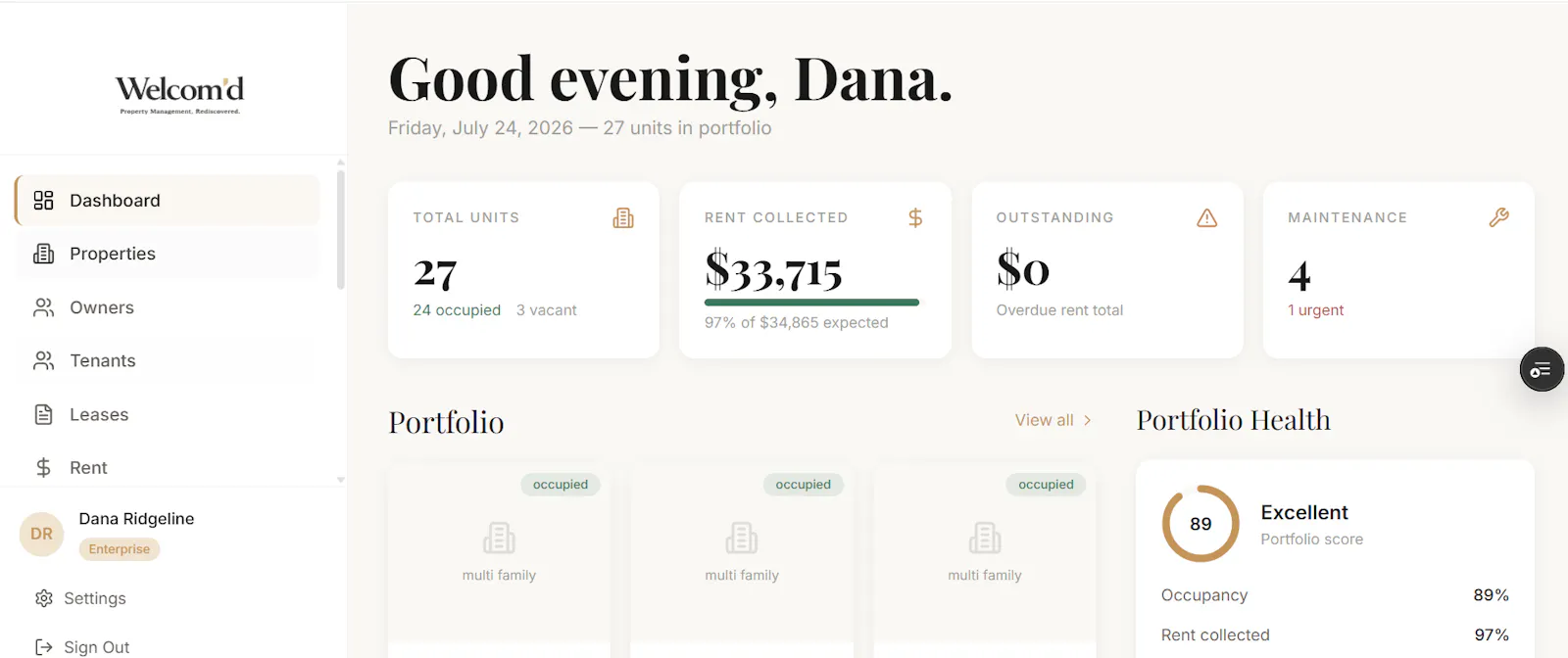 Welcom'd screenshot 1