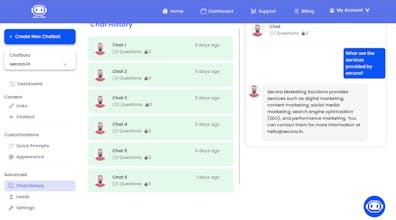Almo Chatbot のロゴと、応答時間を短縮し、顧客サポートを合理化する機能を示すオーバーレイ。