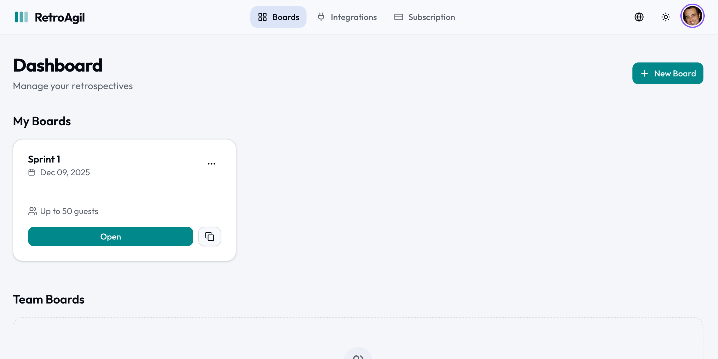 RetroAgil - Screenshot 3 showing product features and functionality