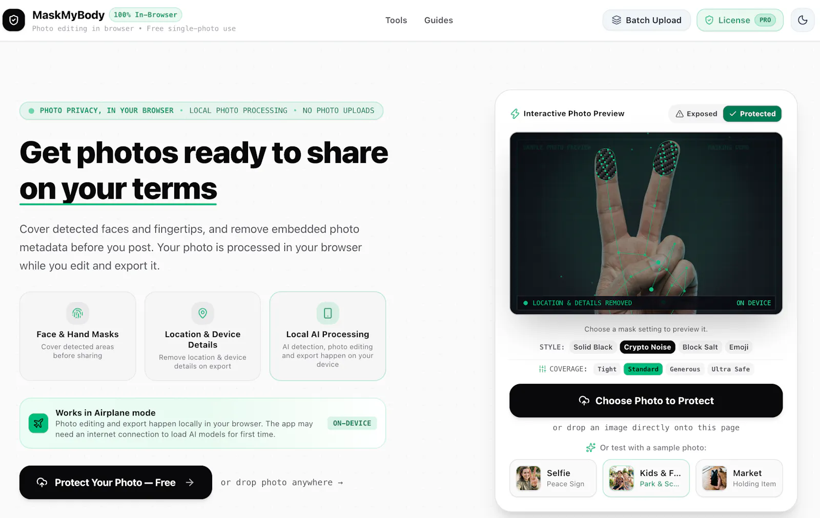 MaskMyBody screenshot 1
