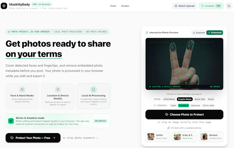 MaskMyBody screenshot 1