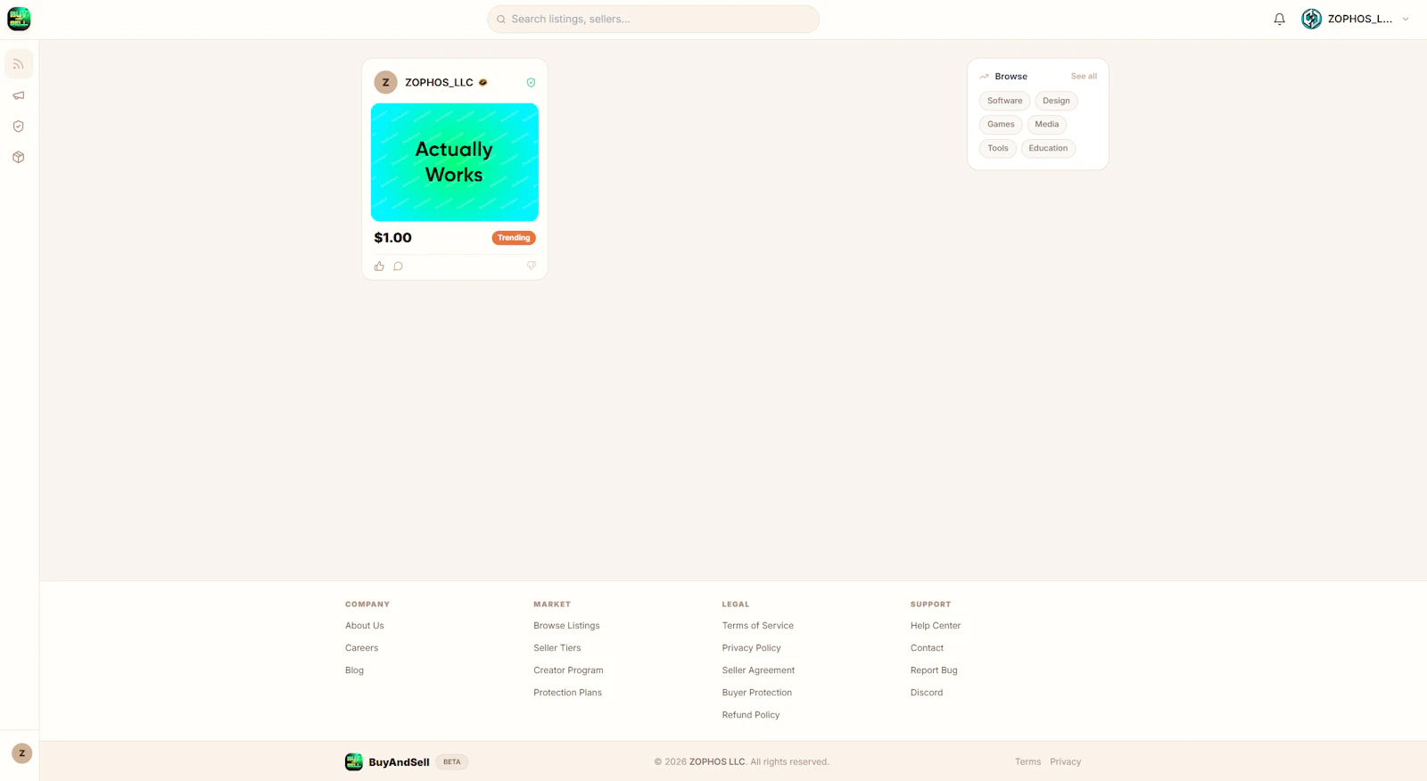 BuyAndSell screenshot 1