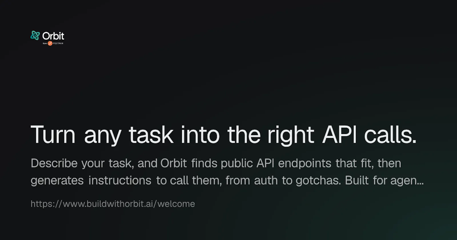 Orbit by Postman screenshot 2