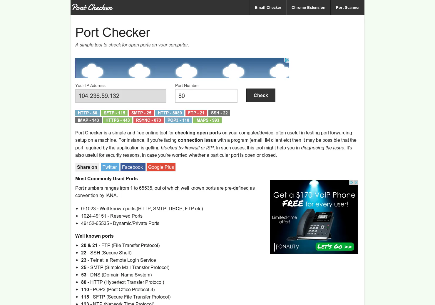 Port Checker