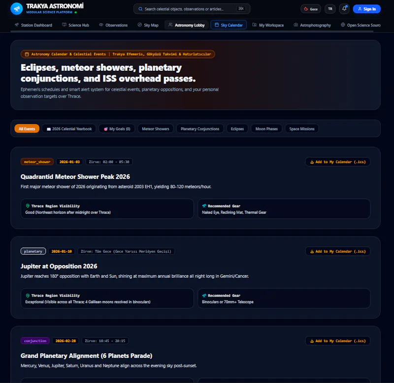Trakya Astronomi  screenshot 4