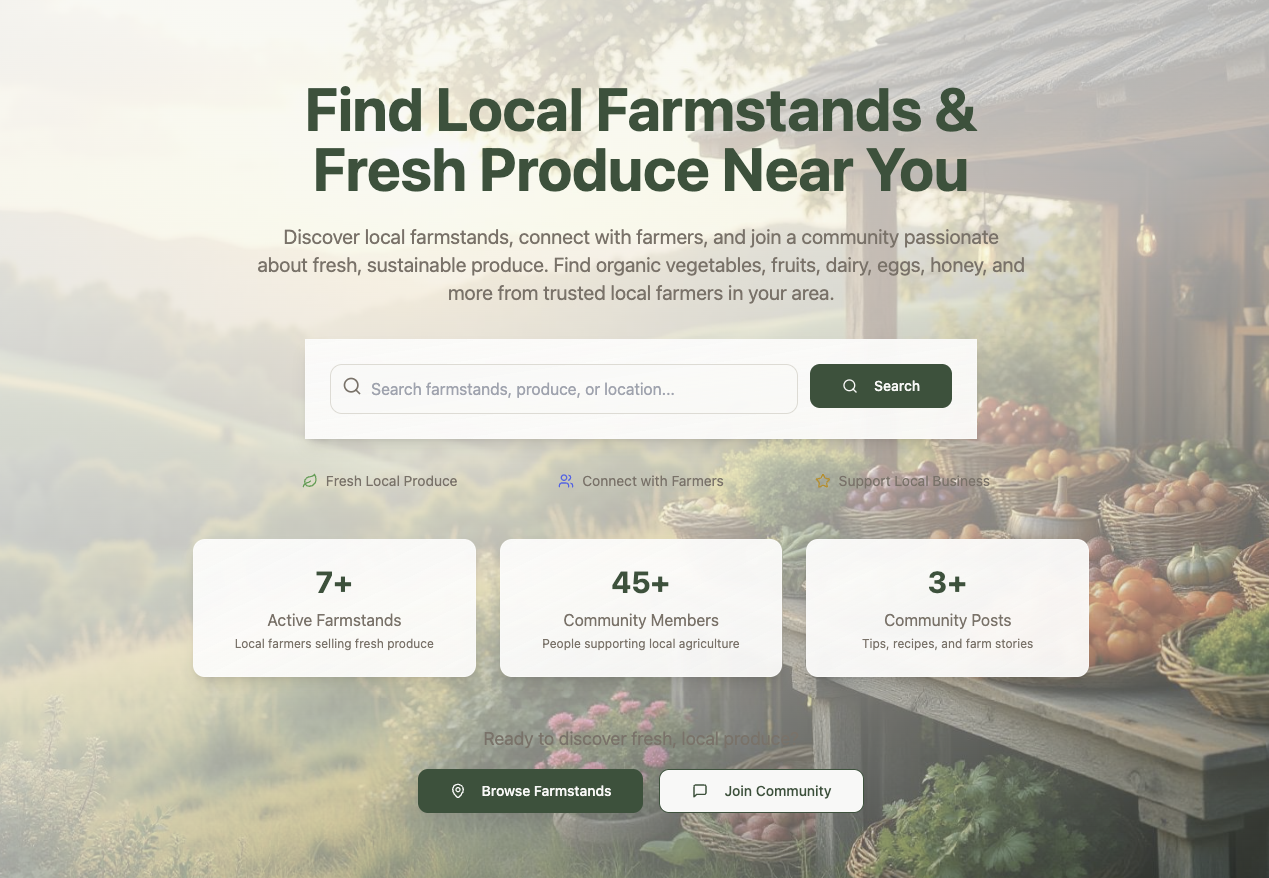 Média Fondateur - Trouvez des fermes locales et des produits frais près de chez vous 1