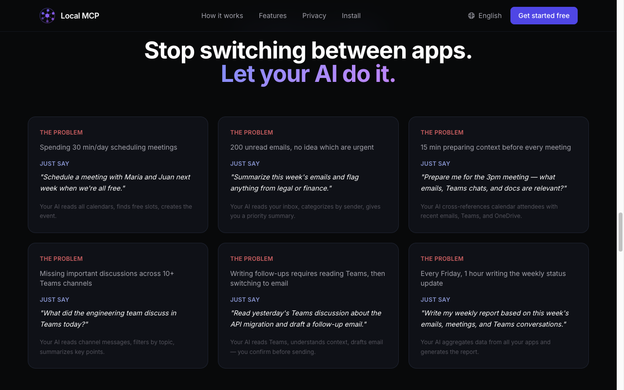 Local MCP gallery image