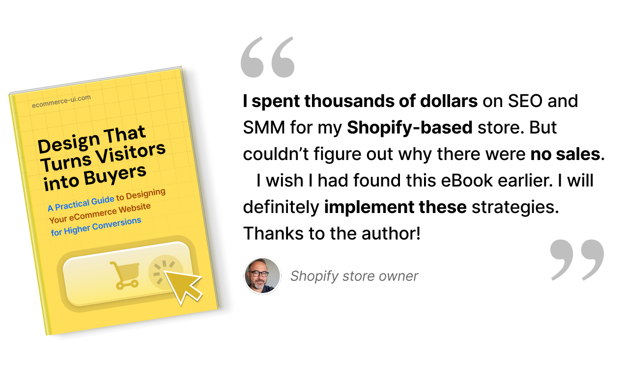 E-Book: 100+ Tips for eCommerce Design gallery image