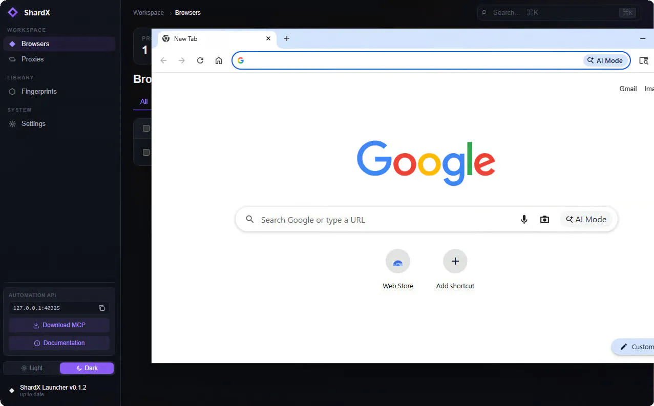 ShardX Launcher gallery image