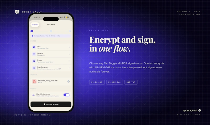 Qpher Vault screenshot 2