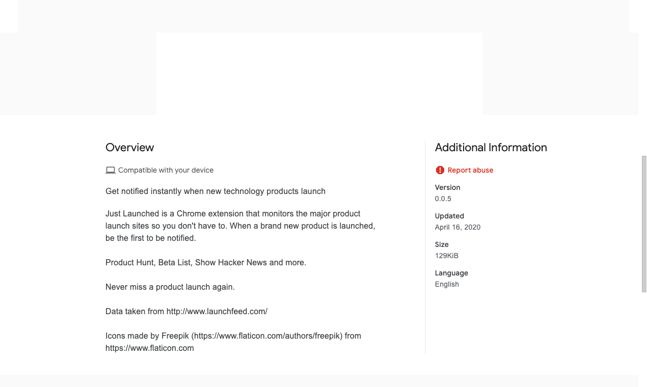 Just Launched gallery image