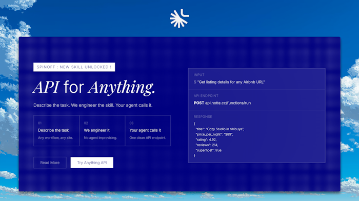 Anything API产品图