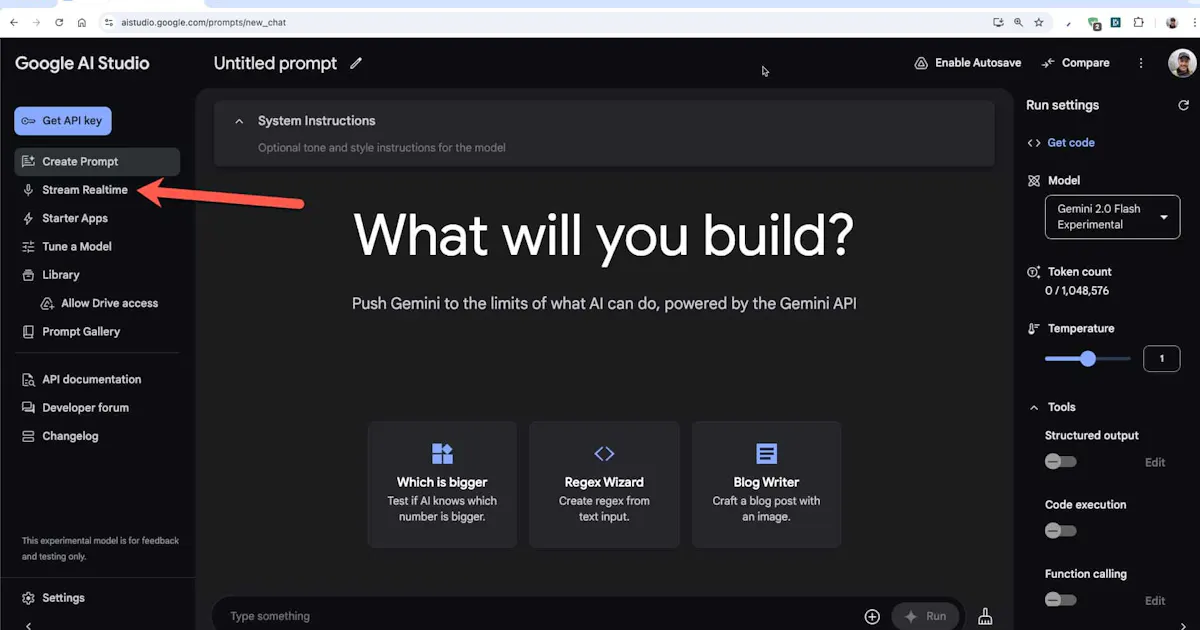 Google AI Studio