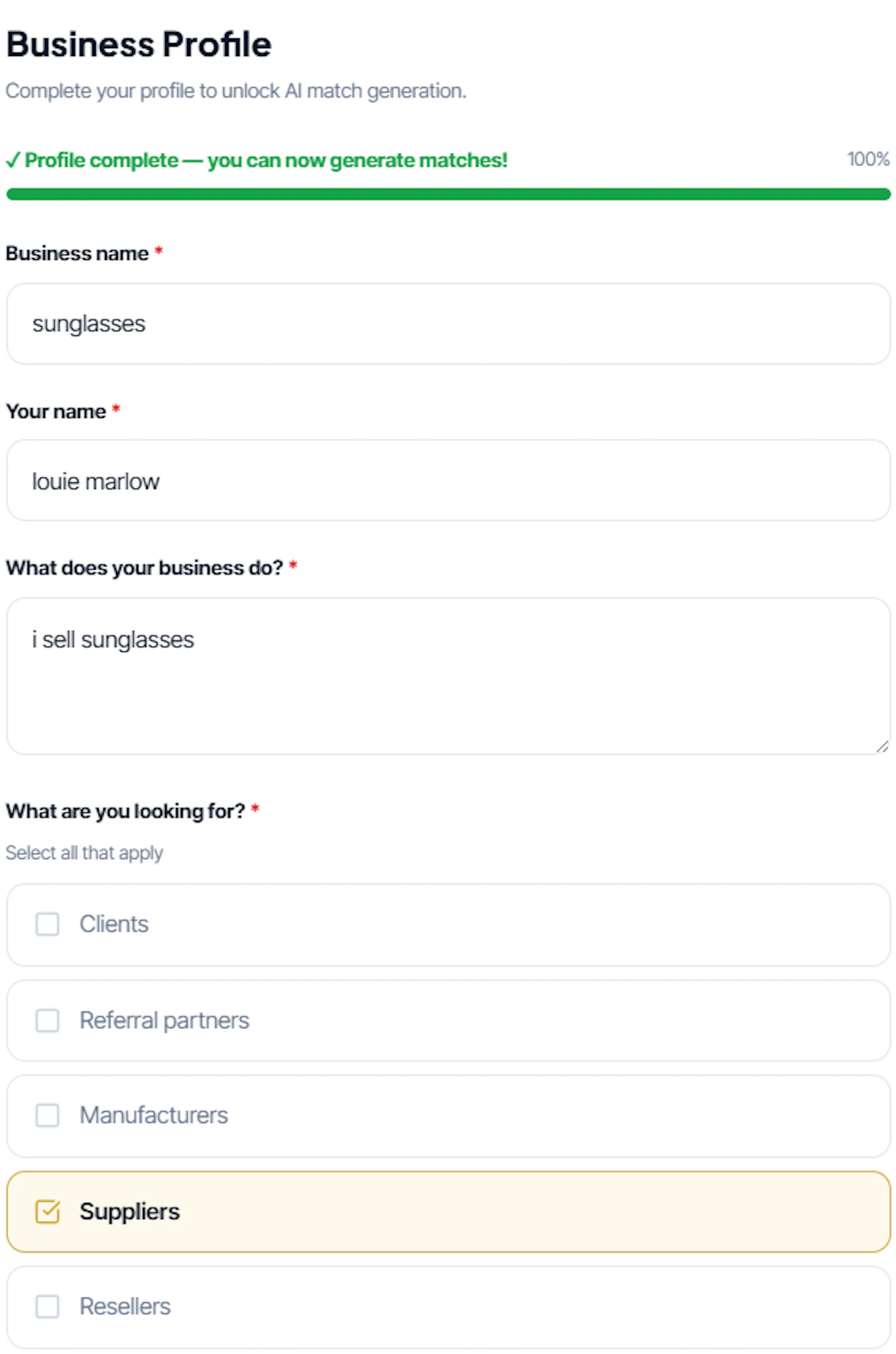 DealSenseMatch screenshot 1