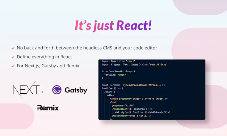 React Bricks gallery image