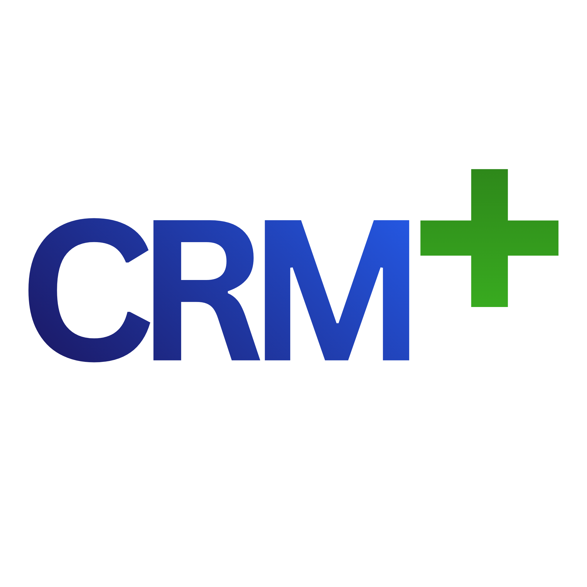 CRM+ : Offline Business OS - Product Hunt launch logo and brand identity