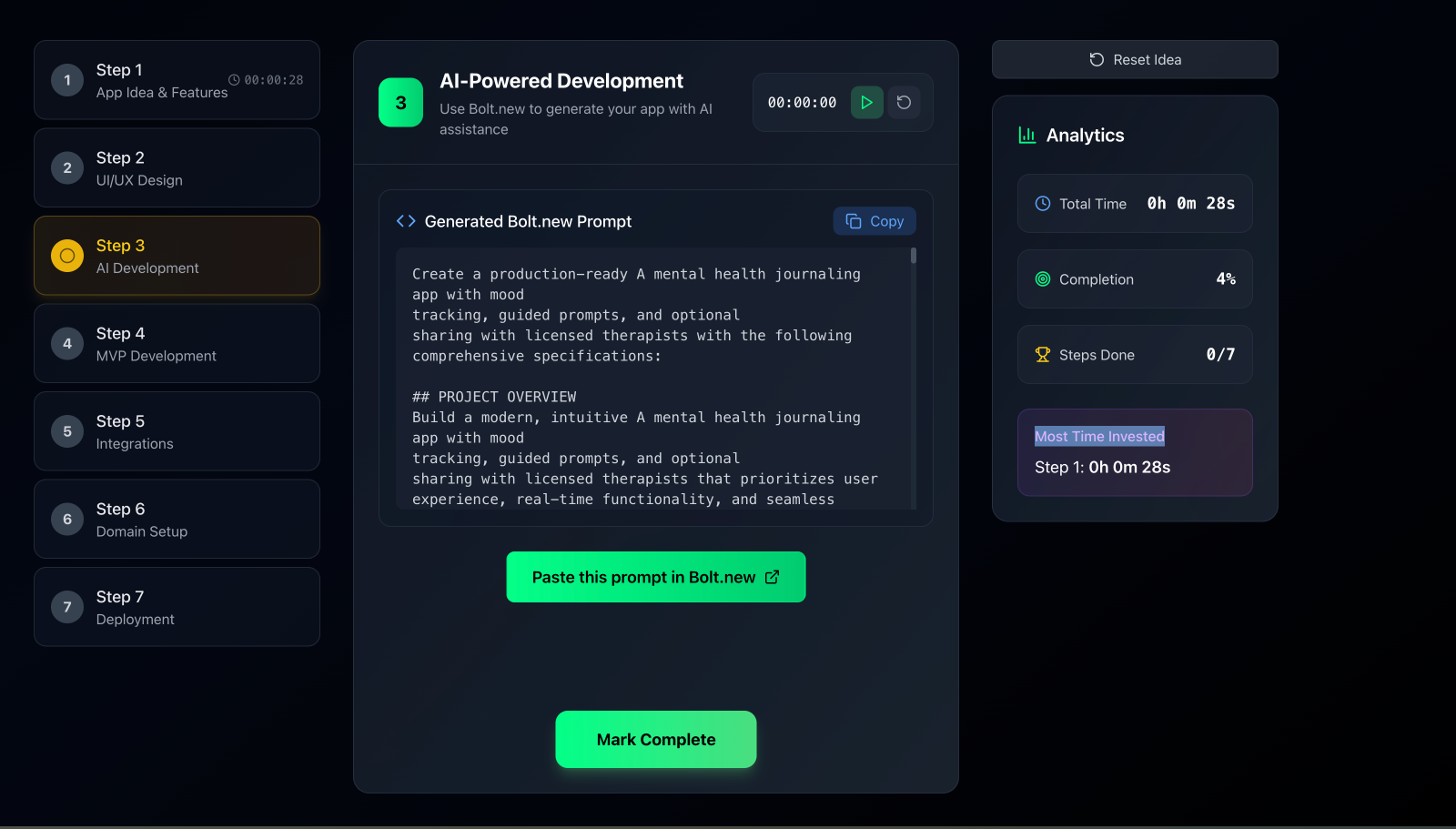StartupBuilder.pro - Trasforma qualsiasi idea di app in una tabella di marcia passo-passo media 5