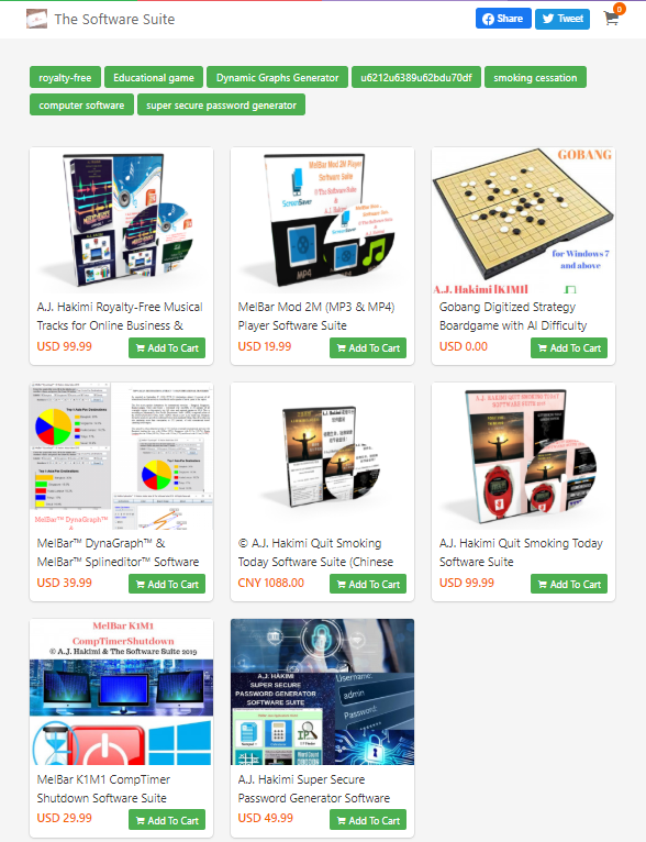 The Software Suite and Digital Products