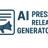 AI Press Release Generator