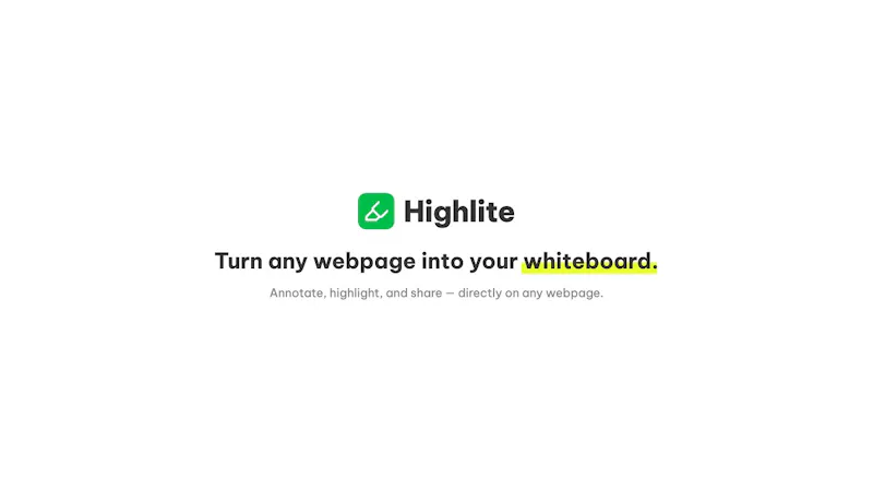 Highlite screenshot 1 (video preview)