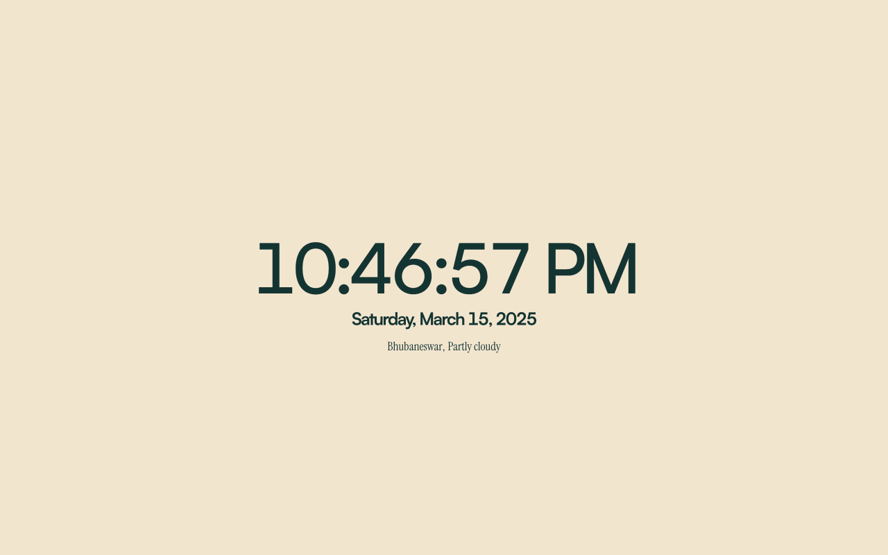 My Clock Screen gallery image