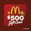McDonald's $500 Gift Card — Claim Yours!