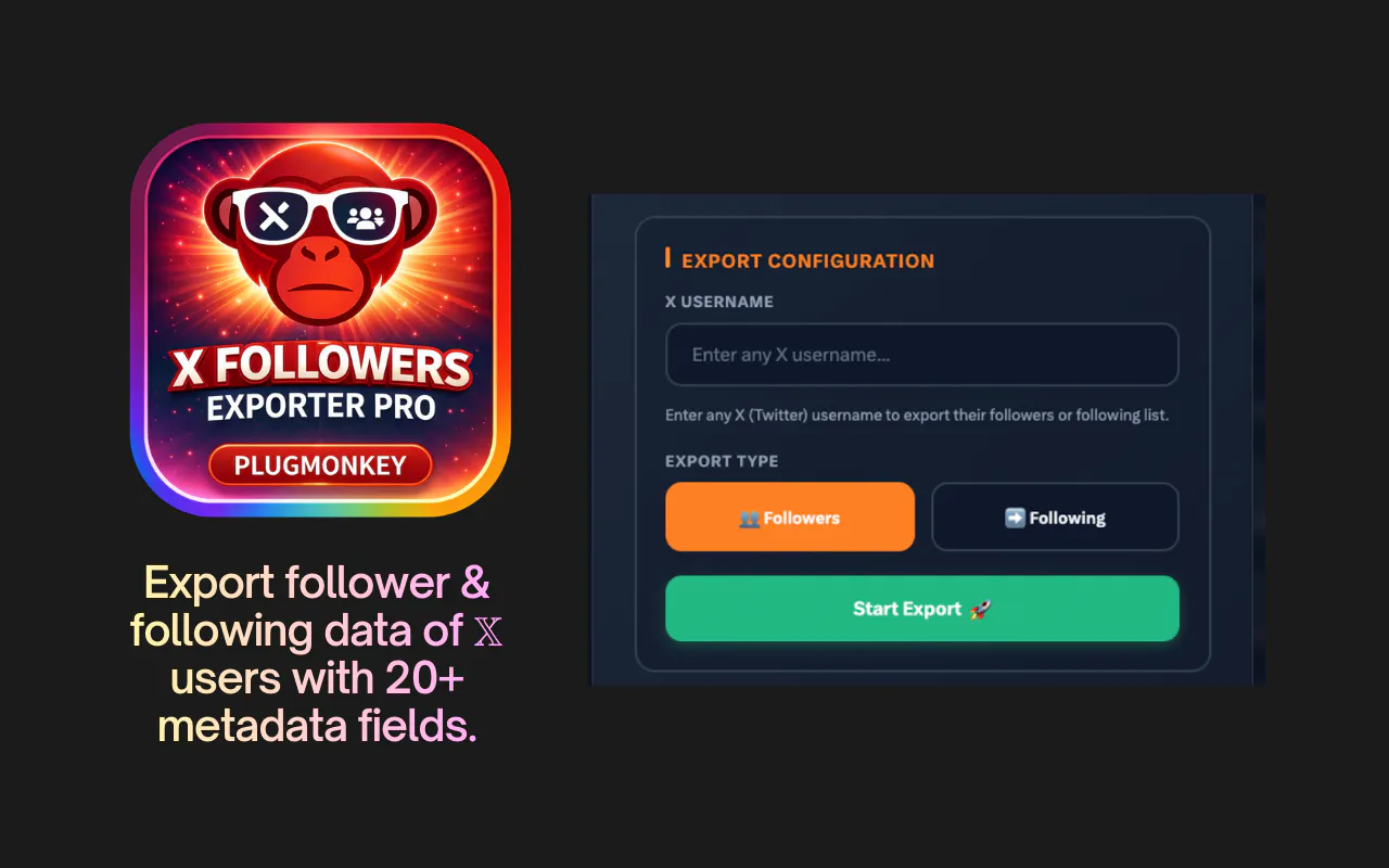 X Followers Exporter Pro (Twitter) gallery image