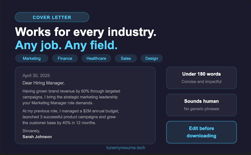 TuneMyResume screenshot 3