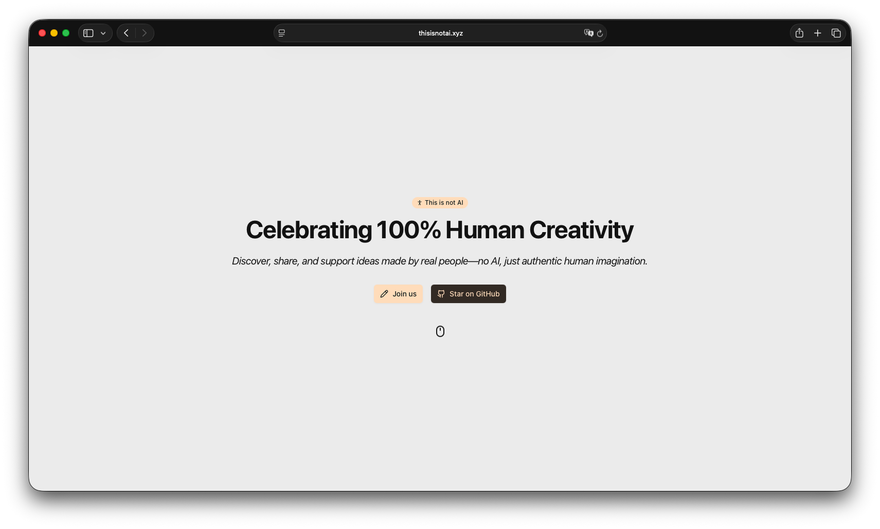 This is not AI logo - Product Hunt launch