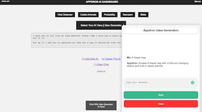 Appdron ChatGPT Dashboard gallery image