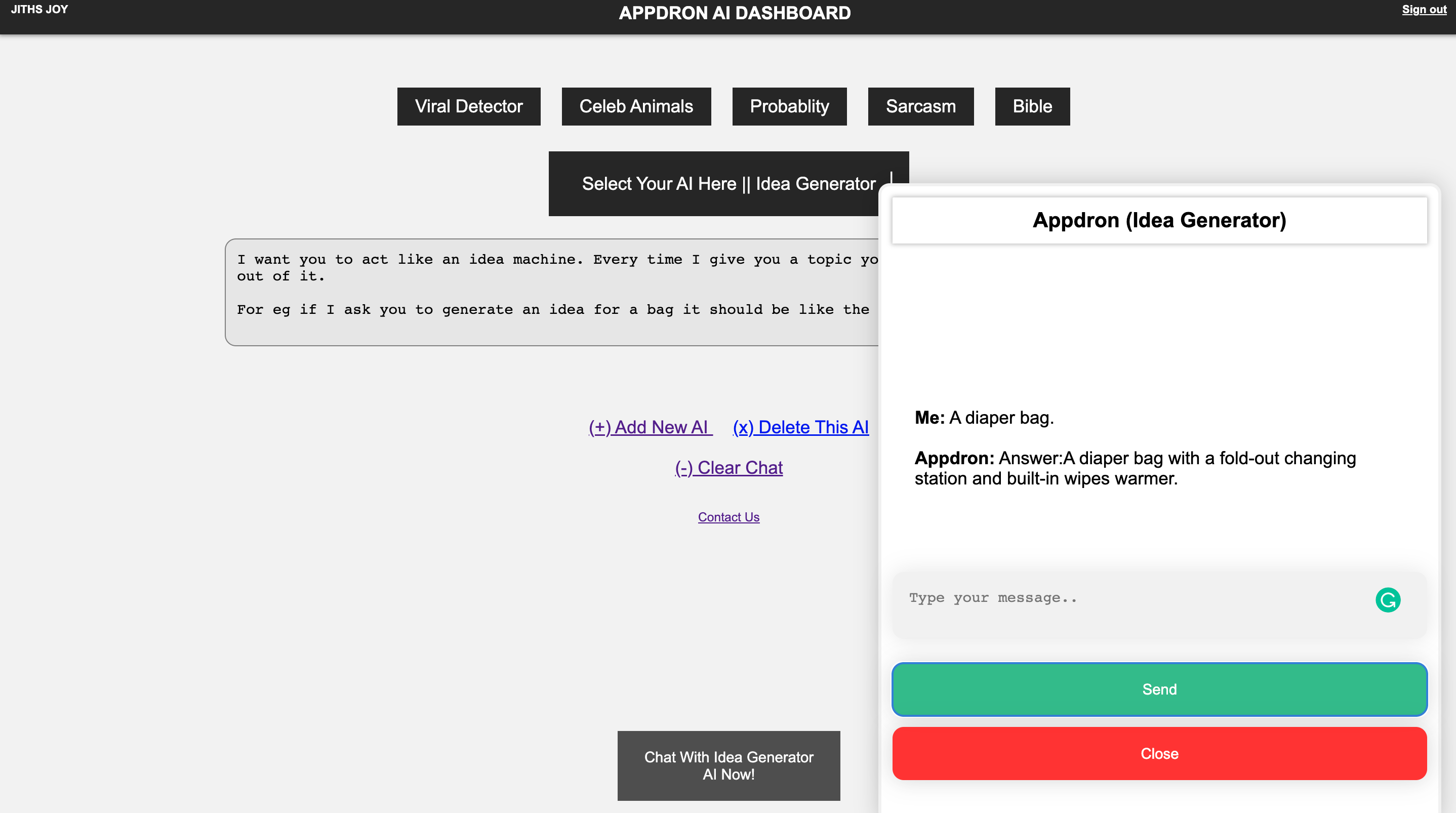 Appdron ChatGPT Dashboard media 5