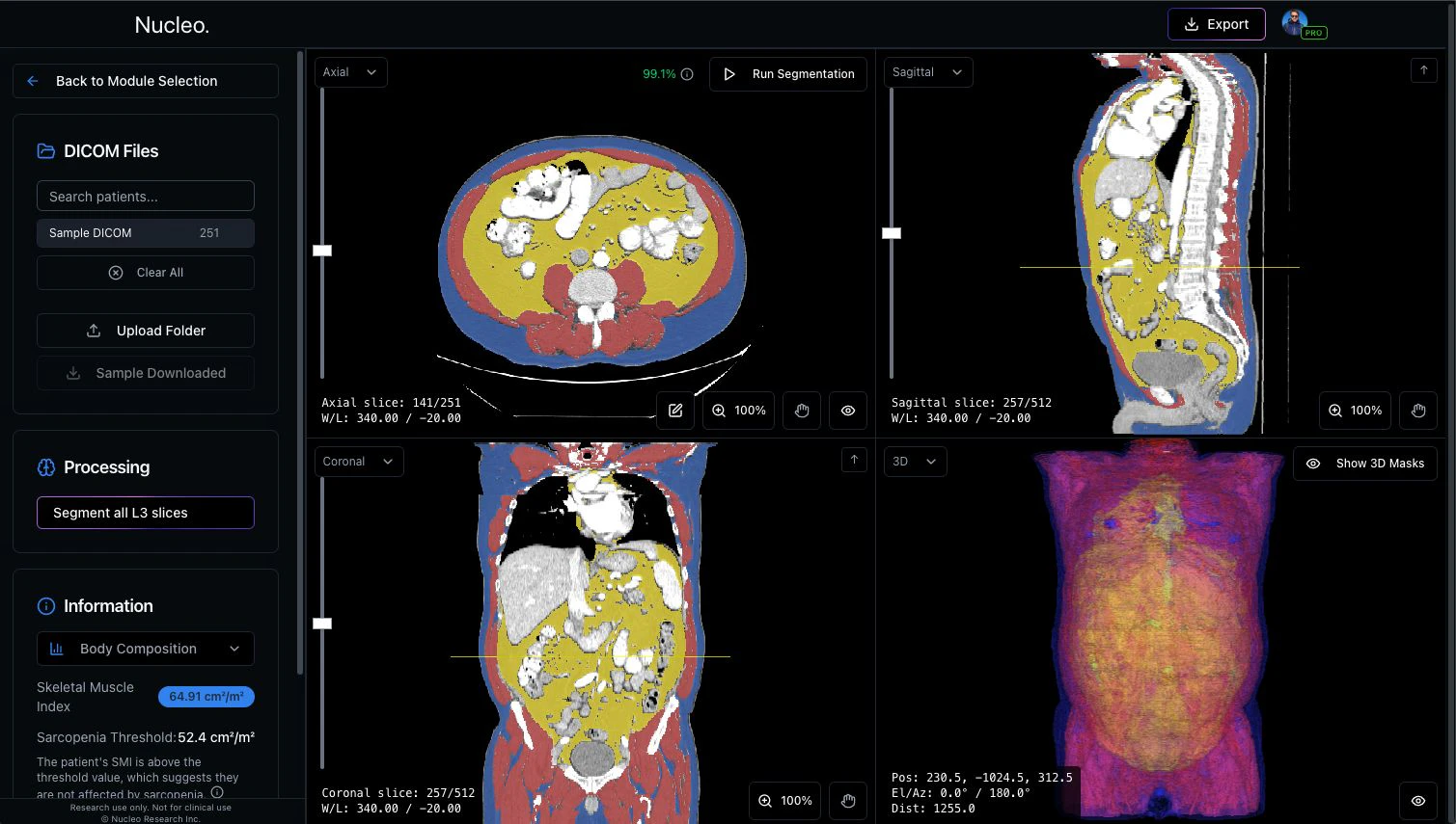 Nucleo screenshot 2