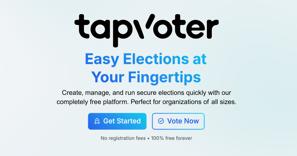 Tapvotes - Простое управление выборами сделано легко медиа 1
