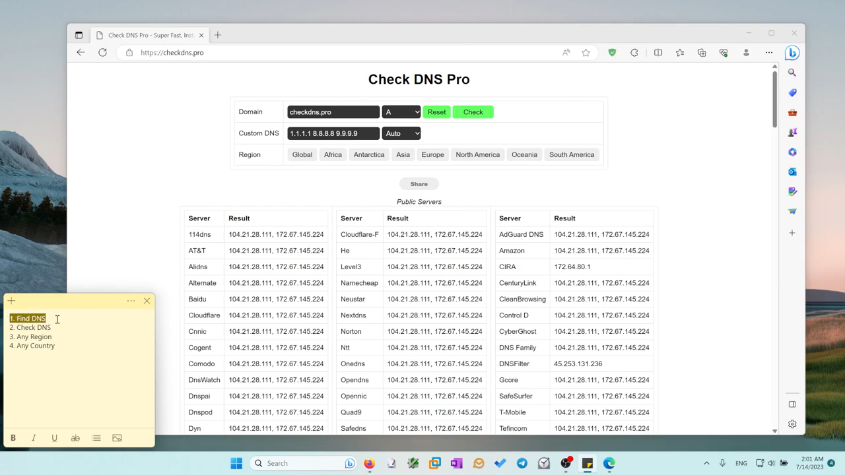 DNS 점검 -DNS Checker -Pro - DNS, DNS Checker를 점검하십시오 미디어 3