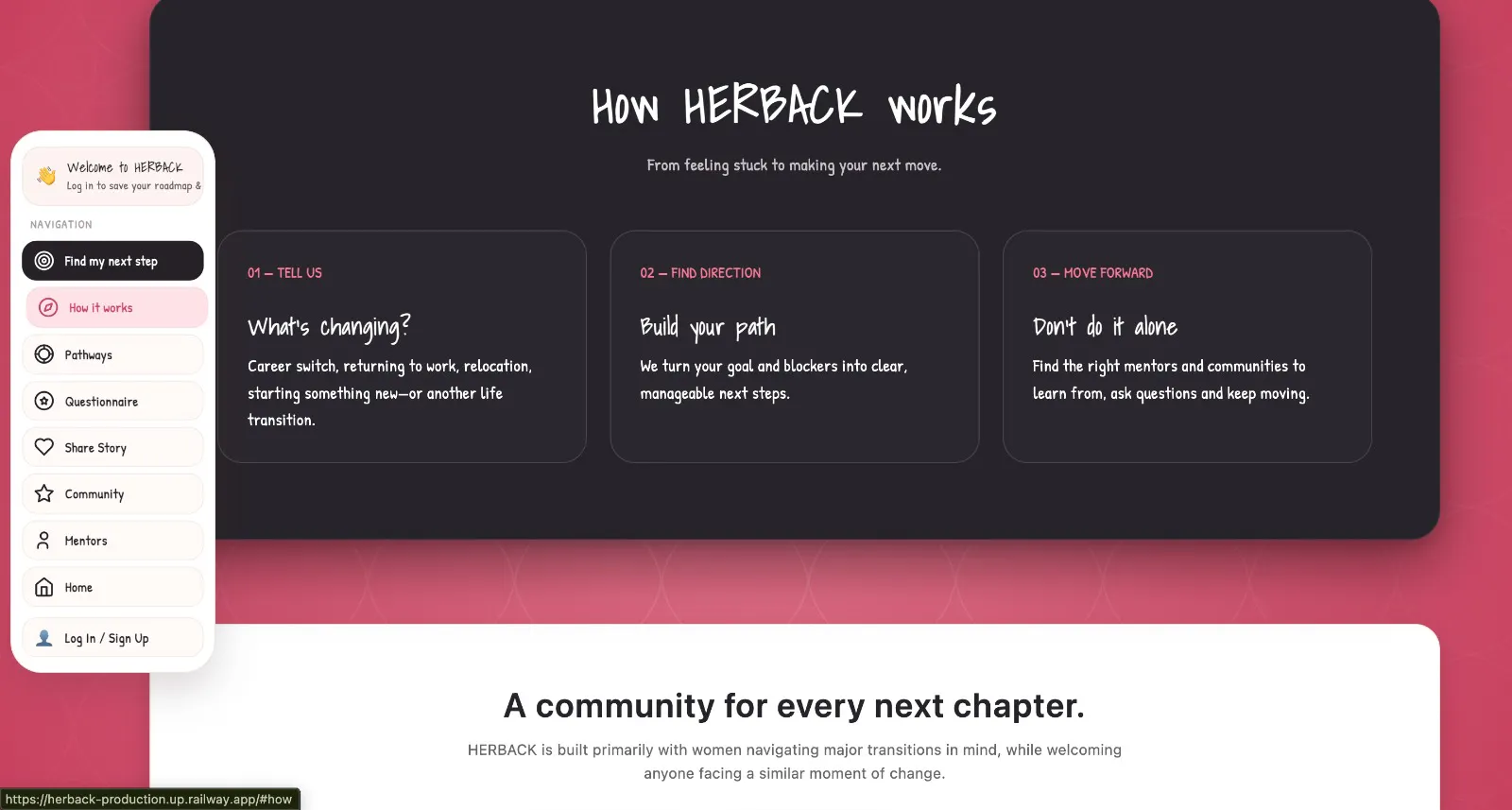 HERBACK — Find Your Next Step gallery image