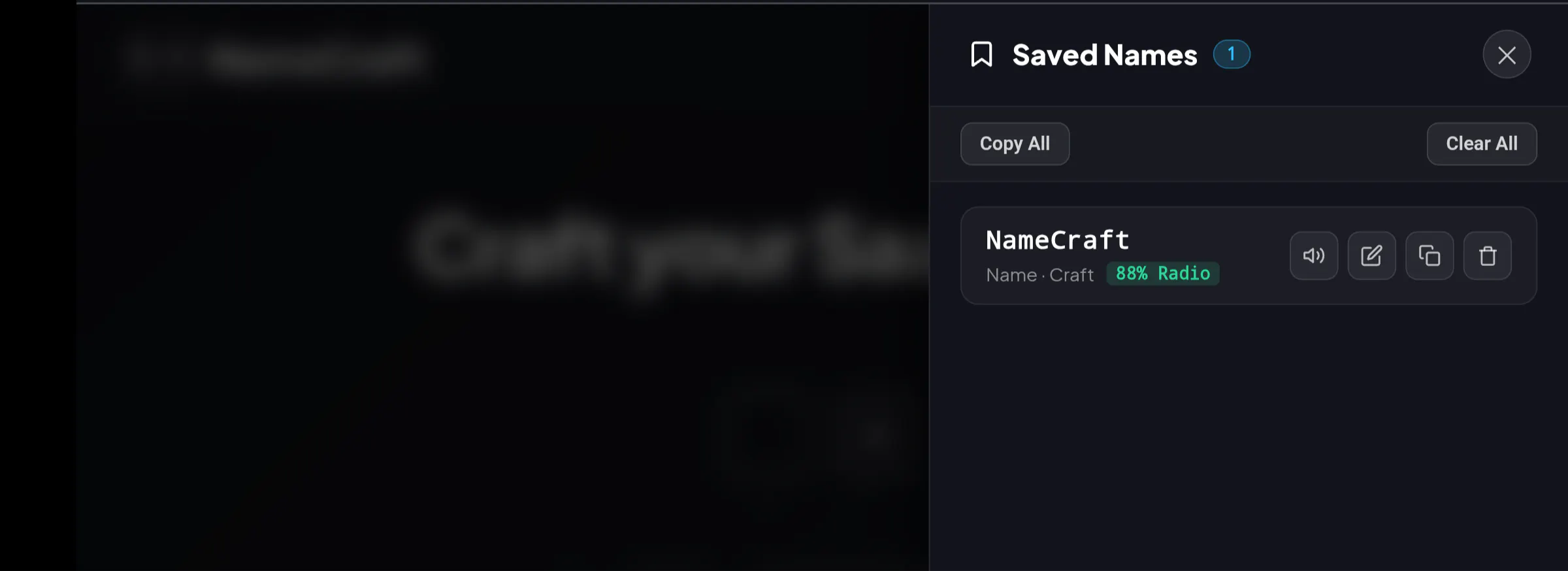 NameCraft gallery image