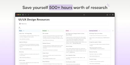 UI/UX Design Resources gallery image